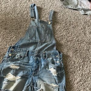 american eagle overall shorts